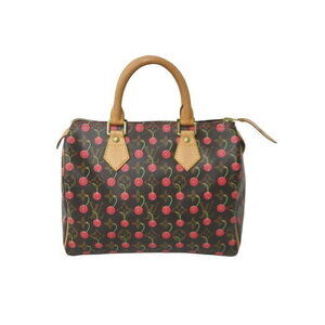 Louis Vuitton Speedy Cherry Red Handbag by Takashi Murakami